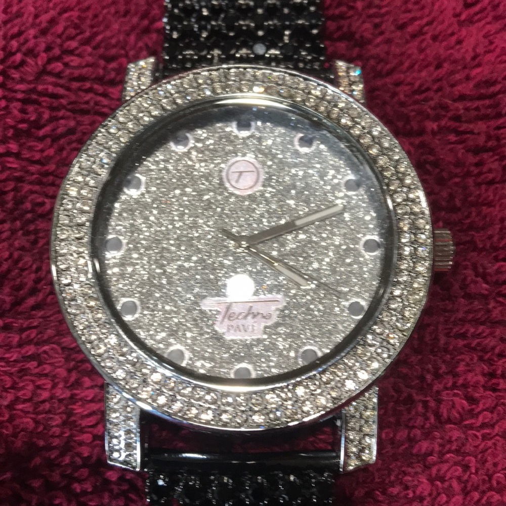 Rare Techno Pave Men’s Watch